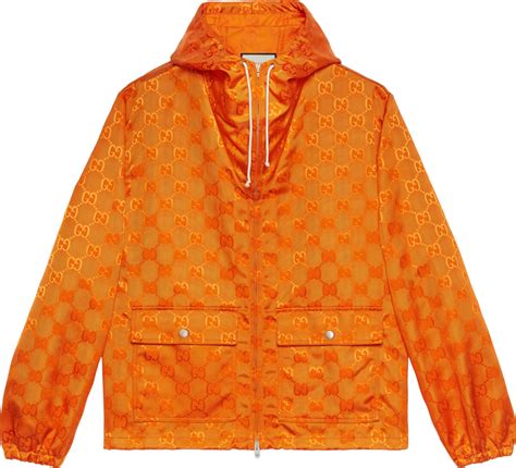 king von gucci jacket|orange Gucci windbreaker jacket.